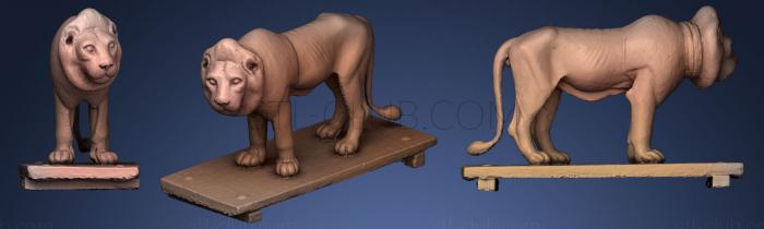 3D model A model of a lion (STL)